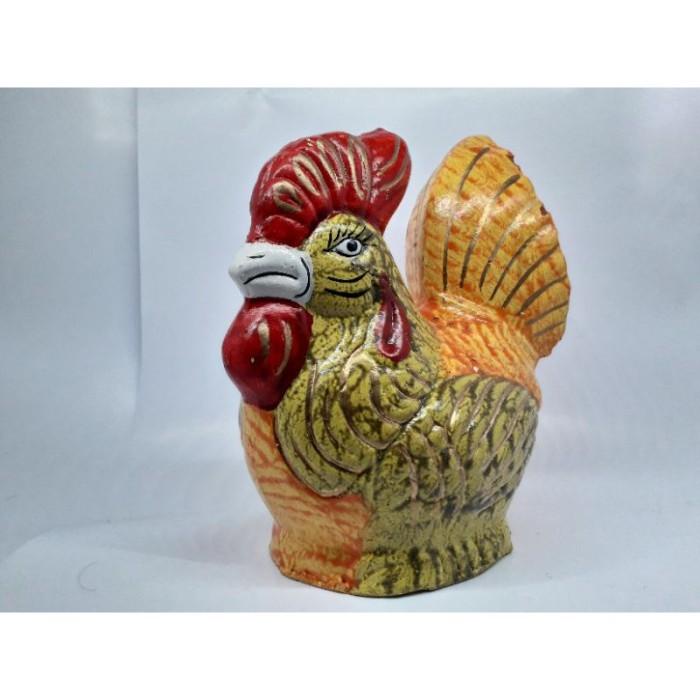 Celengan / Celengan Tanah Liat Ayam Jago Besar/ Celengan / Tanah Liat