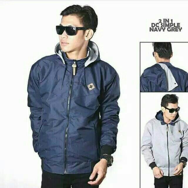 JAKET BOLAK BALIK DC / JAKET PRIA / FASHION PRIA