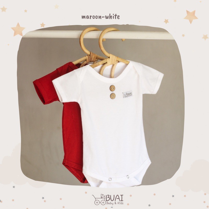 BUAI- Baju bayi JUMPER / ROMPER / JUMSUIT / HARGA PROMO-MR-WH