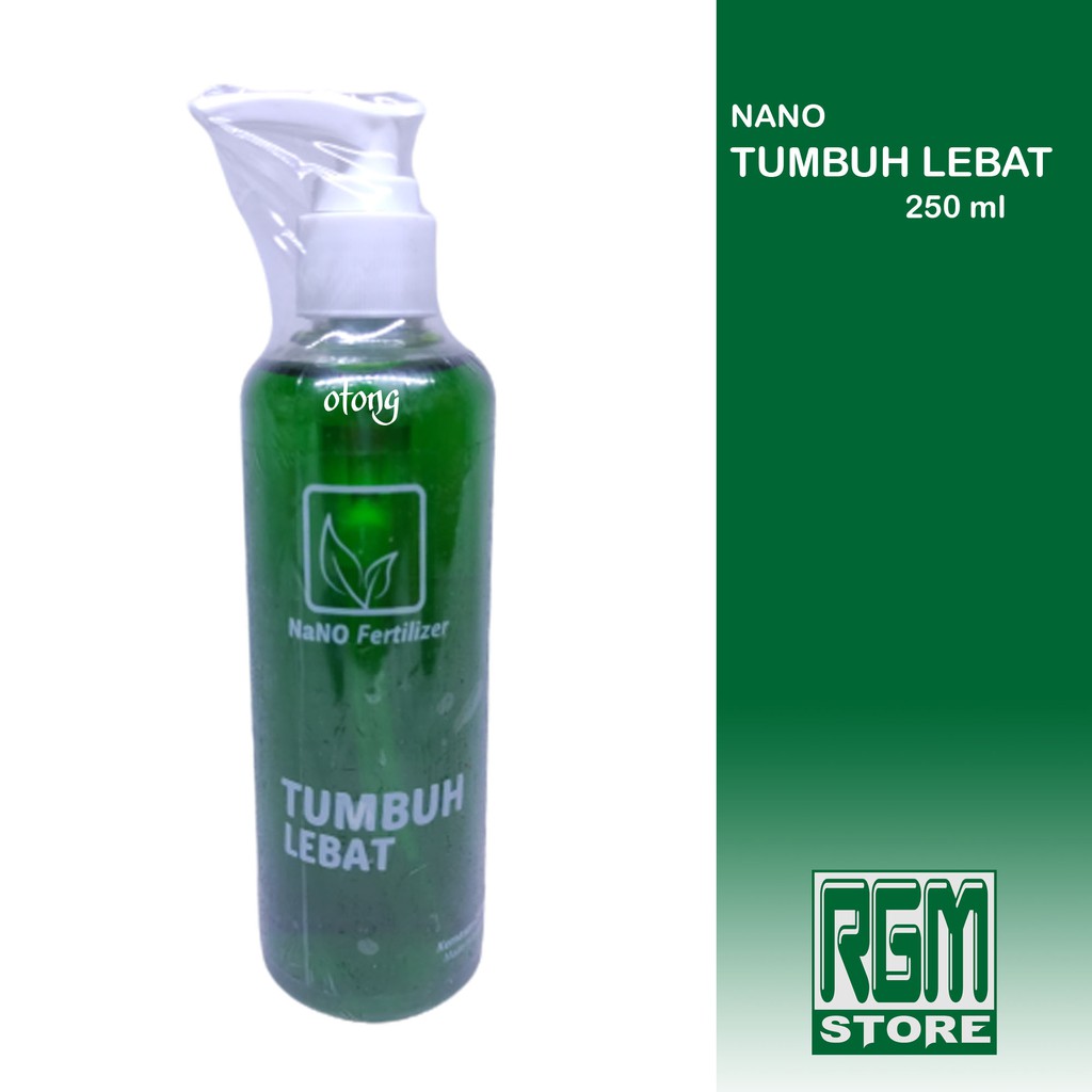 Nano tumbuh lebat fertilizer pupuk cair tanaman aquascape aquarium 250ml