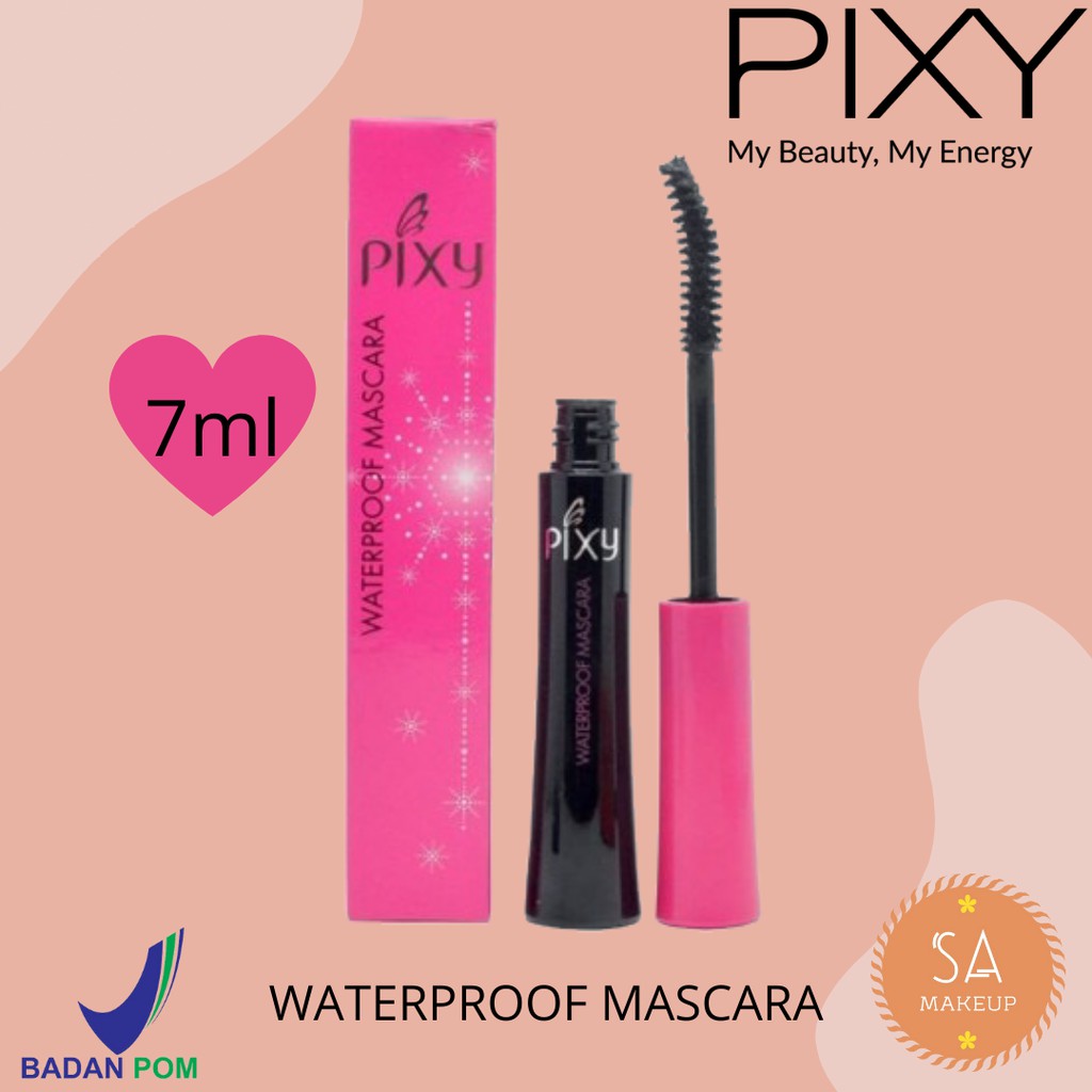PIXY Waterproof Mascara 7ml | Pixy Mascara Cair Waterproof