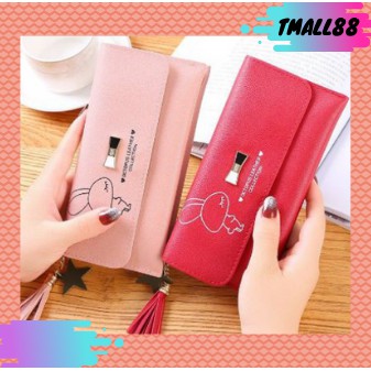 ♥TMALL88♥Dompet wanita Panjang / dompet import real pict dompet cantik / Motif Kelinci