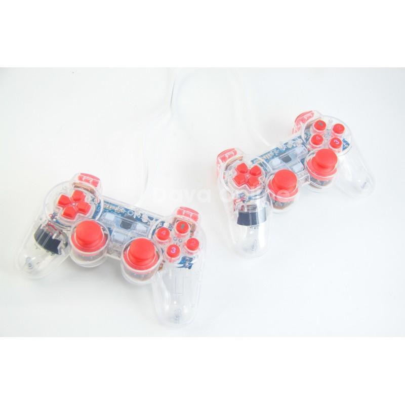 TURUN HARGA !!! STICK / JOYSTICK GAME USB PC / LAPTOP/PS DOBLE GETAR TRANSPARAN AWET KABEL PANJANG - TEKNO KITA