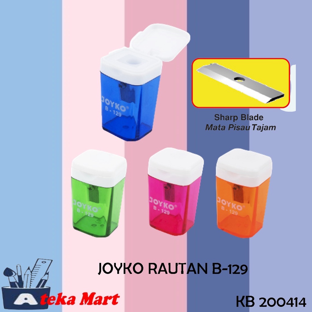 

[PCS] JOYKO SHARPENER B-129 / OROTAN / RAUTAN PENSIL