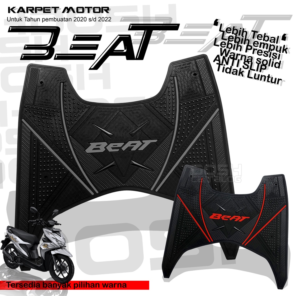 Dosh Karpet Motor Beat 2020 s/d 2022 - Karpet Beat Fi - Alas kaki Motor Beat - Karpet Beat - Pijakan