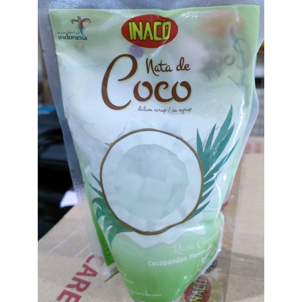 Inaco Nata de Coco in Syrup berisi 2x 360 gr