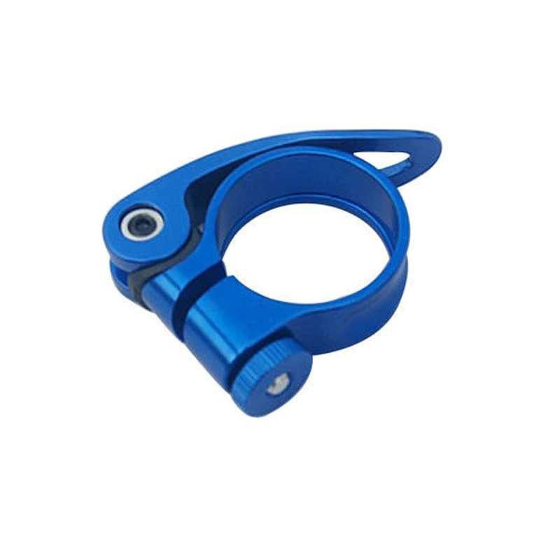 ☚MEGA DISKON# Seat Post Clamp Tube Clip MTB Quick Release Penjepit Sedel Sepeda Alumunium 31.8mm