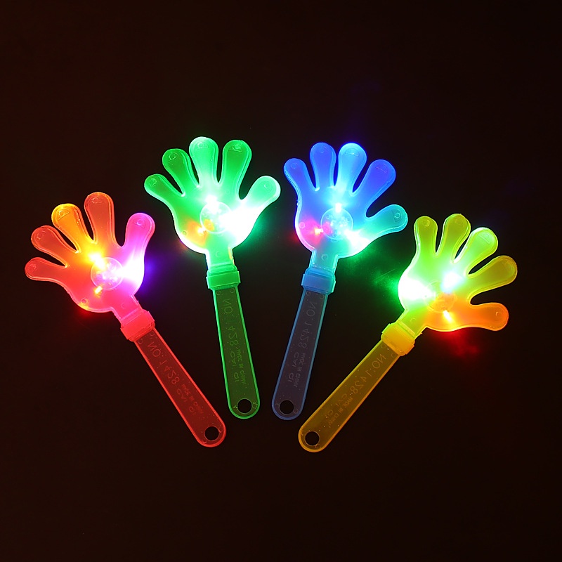1pc Mainan Tepuk Tangan Dengan Lampu LED Untuk Dekorasi Pesta Anak