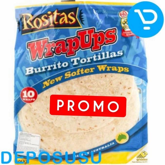 

[COD] Rositas Wrap ups Burrito Tortillas 10lembar 460g [COD]