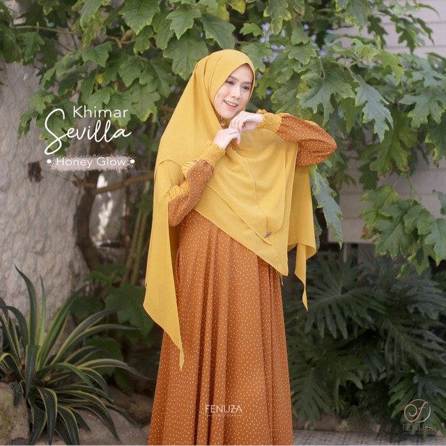 Khimar Sevilla By Fenuza / Fenuzamuslimwear / Khimar Fenuza / Jilbab Fenuza / Khimar Syari