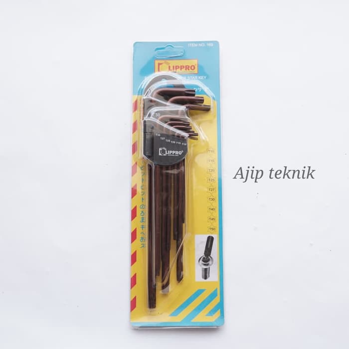 Kunci L Bintang Torx LIPPRO 169