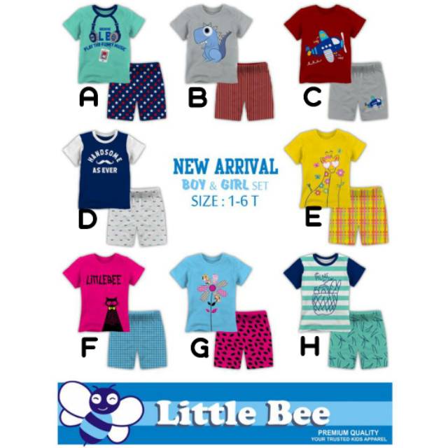 Setelan Little Bee boys & girls