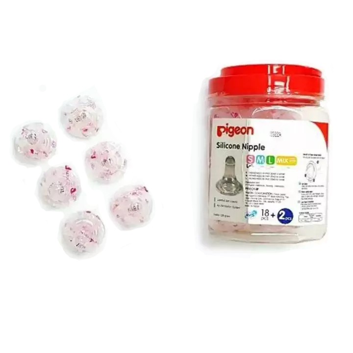 Pigeon Dot Bayi Silicone Nipple Eco Size S / M / L (1 pc)