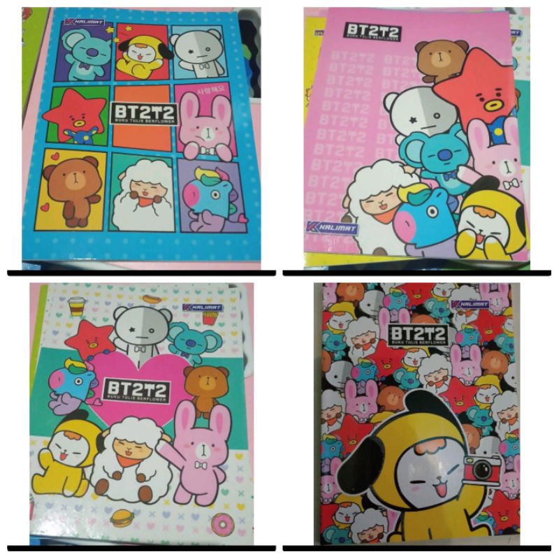 

Buku Tulis Cover BTS/BT21
