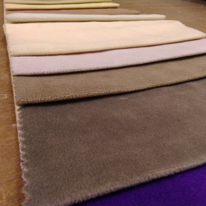 Kain Bludru / Beludru Bulu Boneka - Teddy (Furniture- Sofa- Kursi) ~ yst466