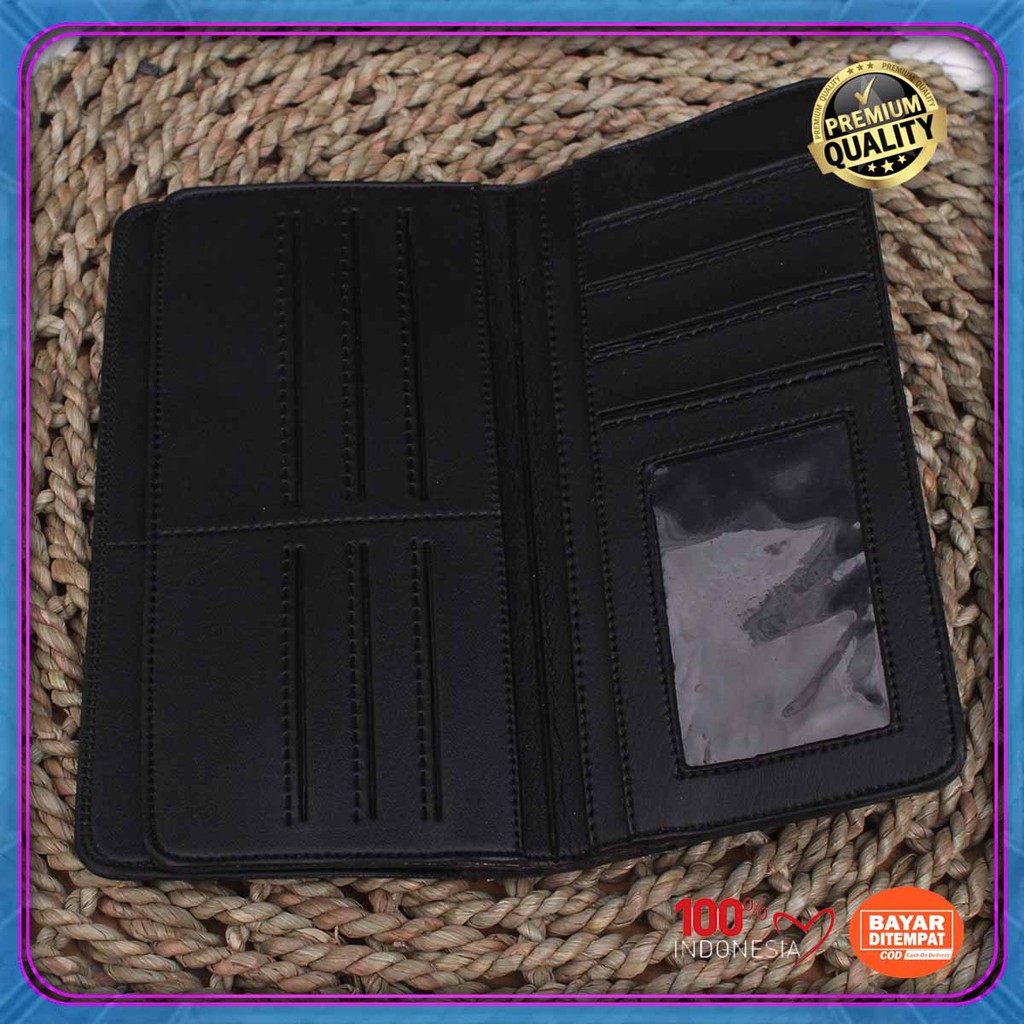 Best seller DOMPET KULIT PRIA panjang KULIT sintetik AMT