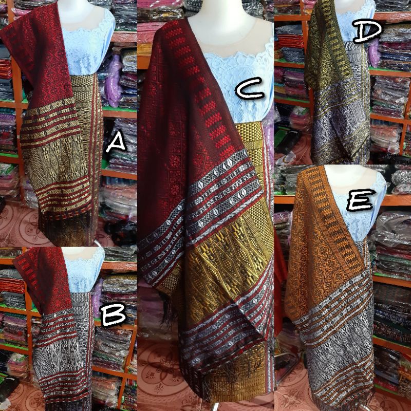 KAIN BAKAL SONGKET TUMTUMAN TANPA SAMBUNGAN TENUN TOBA TUMTUMAN PENGANTIN SONGKET PENGANTIN MERAH GO