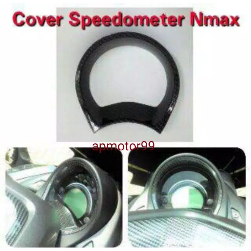 cover tutup speedo meter karbon carbon yamaha nmax old zoro