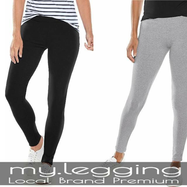 Legging Panjang Bahan Soft Rayon Kaos Size Standar &amp; Jumbo