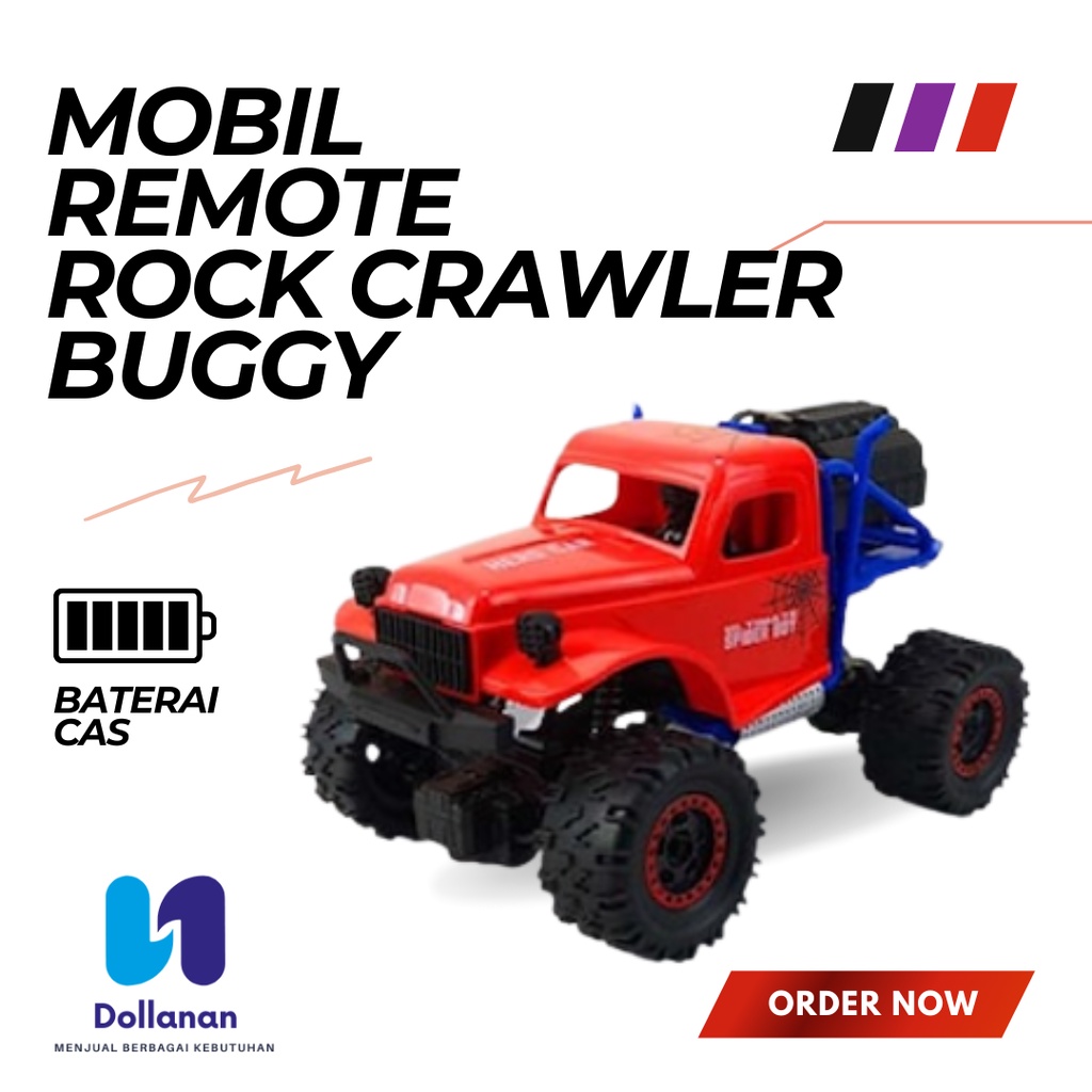 Rc Mobil Remote Control Jeep Buggy Mainan Spiderman Batman Ironman Captain America Baterai Cas Mobil