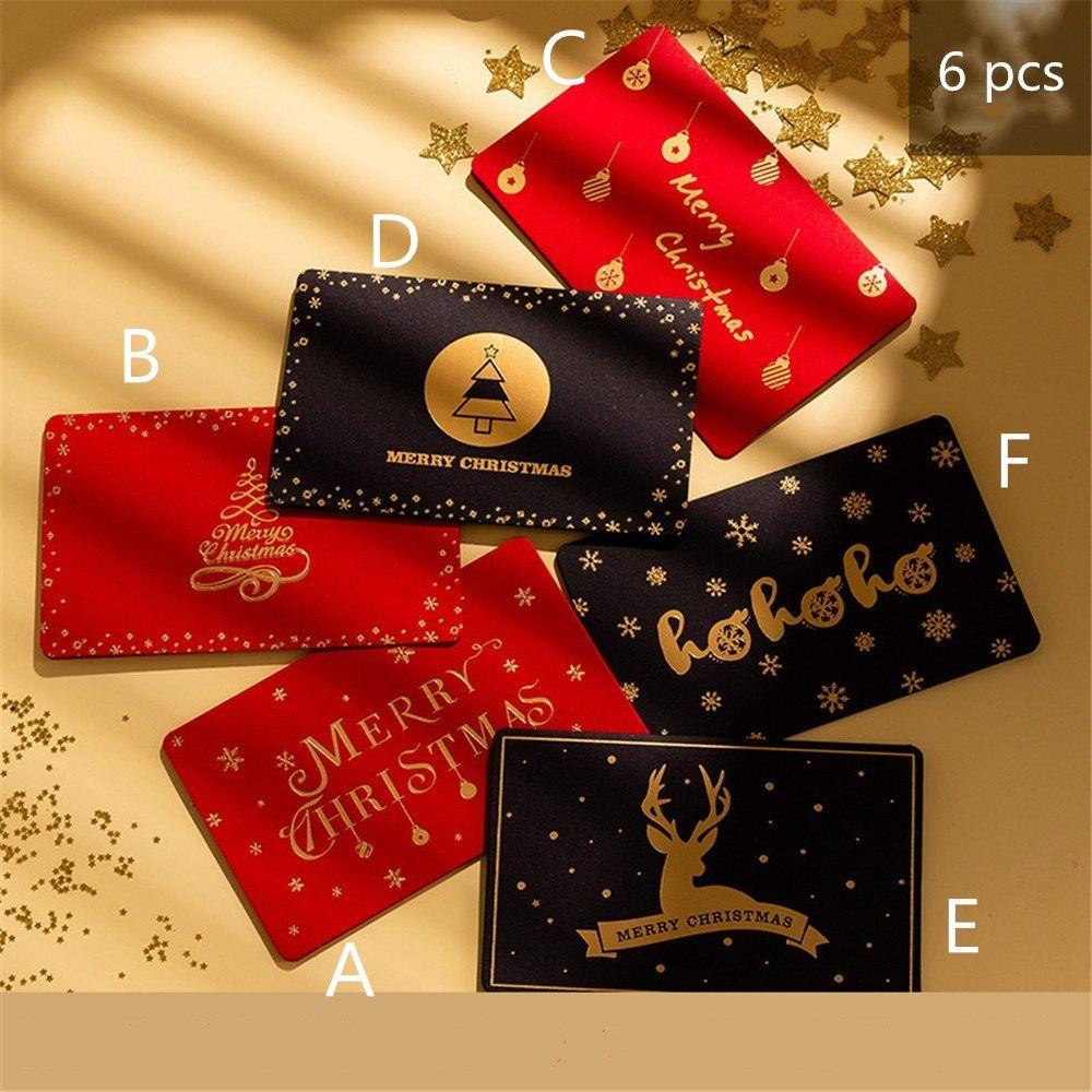 Solighter Kartu Ucapan Natal Tahun Baru Ulang Tahun Best Wishes Card with Amplop Stiker Syukuran Bronzing