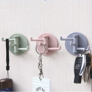 Gantungan Tempel Multifungsi 3in1 Hook Serbaguna Hiasan Dinding Hanger