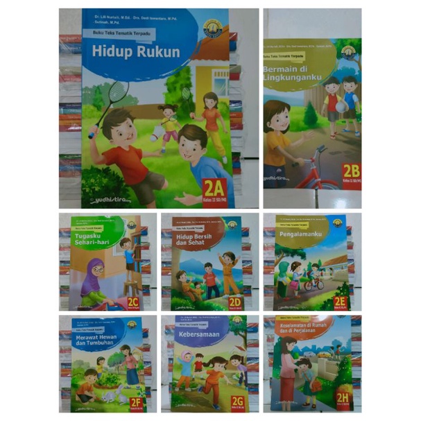 Buku Paket Tematik SD kelas 2 ABCDEFGH Yudhistira