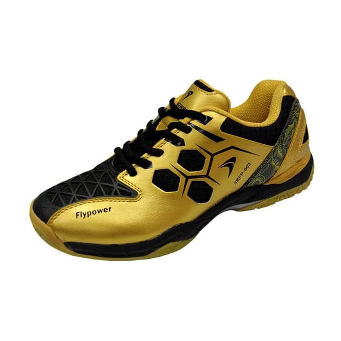 Flypower Mendut Sepatu Badminton - Gold