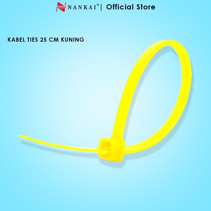 

Kabel Ties Kuning ukuran 25 cm - isi 100 pcs Nankai