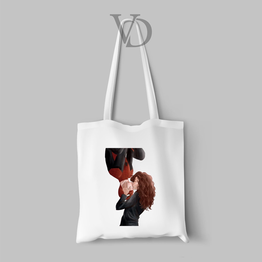 tote bag kanvas model spiderman no way home / totebag / tas belanja / AVENGERS