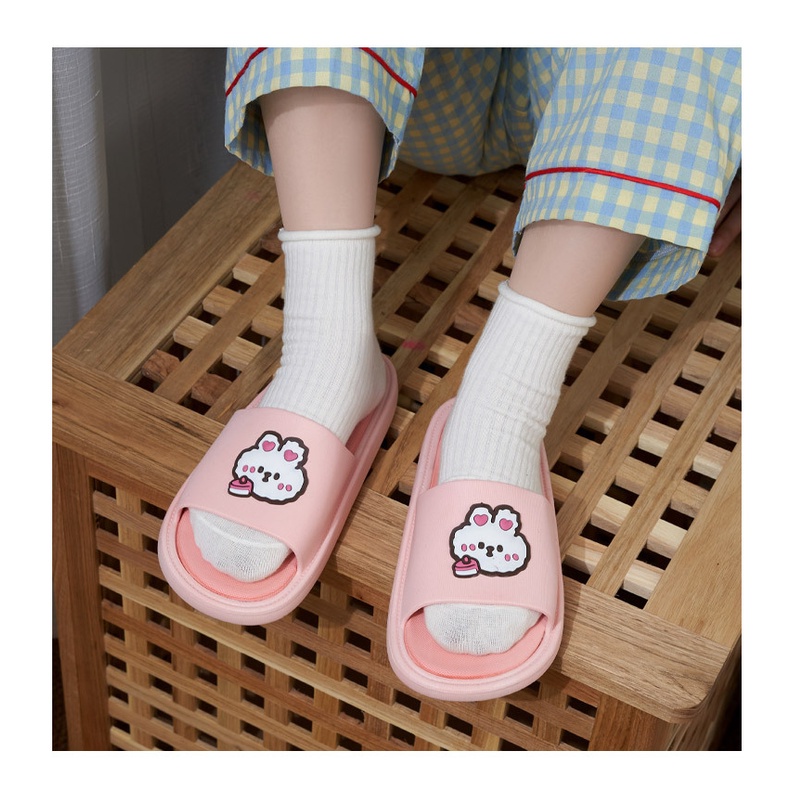 𝗘𝗕𝗦 ✅ SA016 Sandal Empuk Eva Rumah Motif Bear Kelinci Ringan Empuk Import Murah