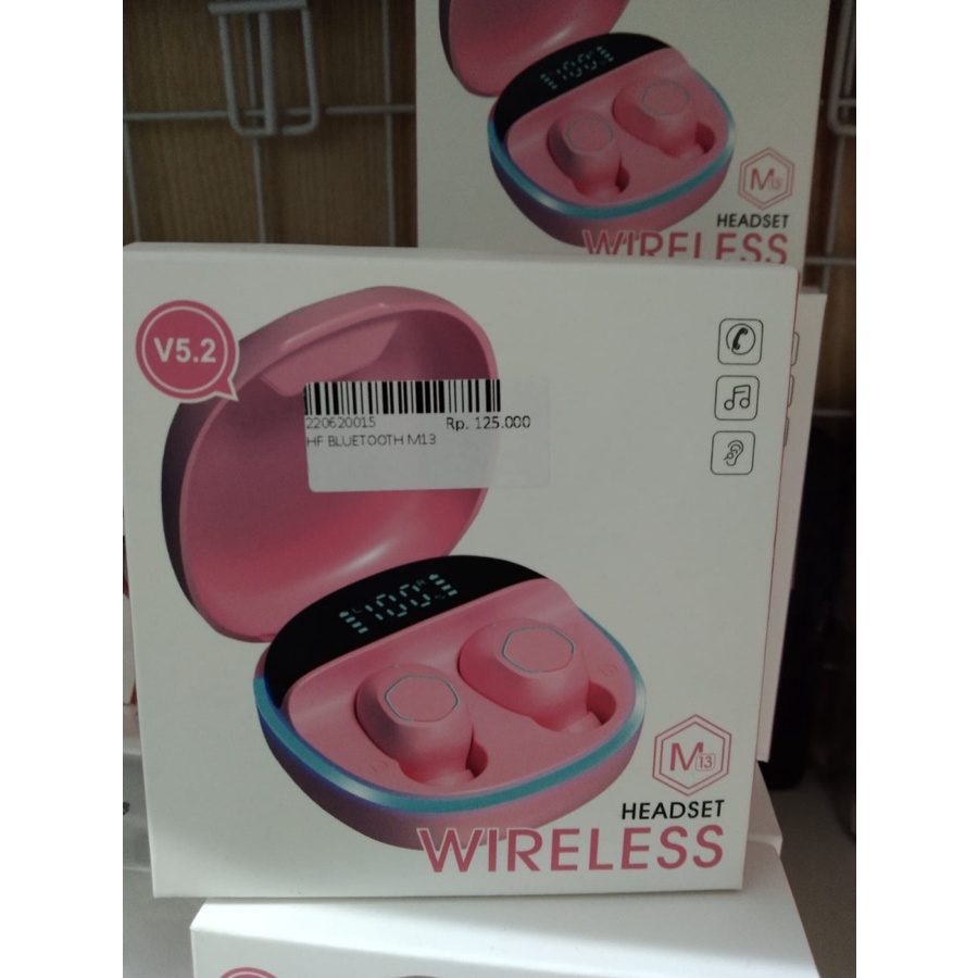 M13 Tws Headset 5.2 Kompatibel Bluetooth Nirkabel, Earbud Musik