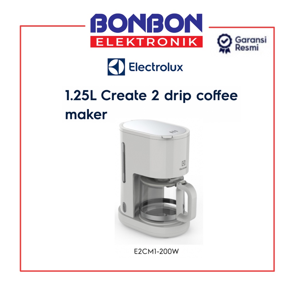 Electrolux Coffee Maker E2CM1-200W / E2CM1200W / E2CM1 200 W 1.25L