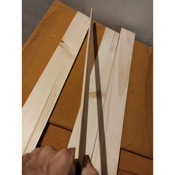 Bahan kerajinan craft kayu pinus lembaran