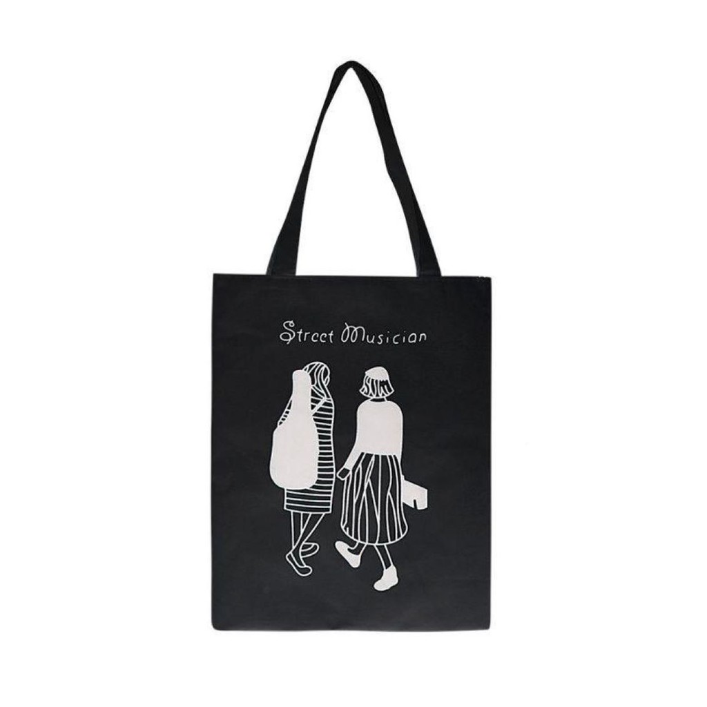 Fashion Fair - (E) Totebag (PAKAI PEREKAT ) Tote bag GAMBAR UNIK kpop murah wanita custom motif