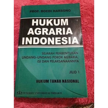 

Hukum Agraria Indonesia ( Prof. Boedi Harsono ) BIG SALE