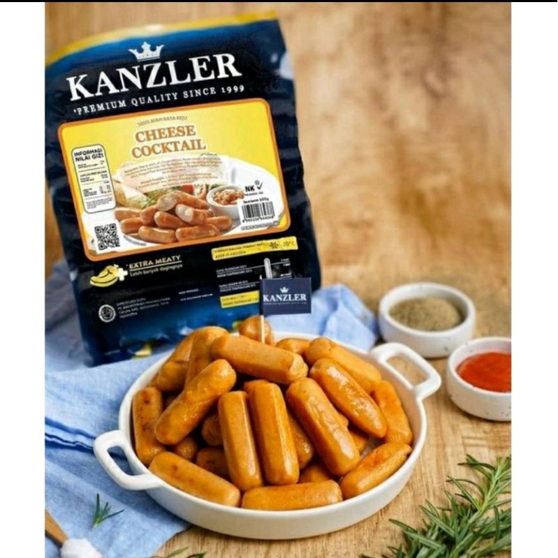 

Kanzler Cheese Cocktail Sausage 500gr