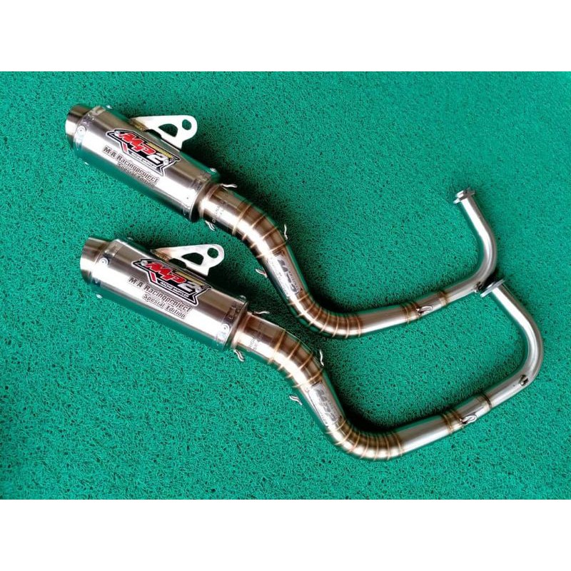 knalpot mp2 Muffler untuk metik. Mio/Fino/Scoopy/beat/Vario dll
