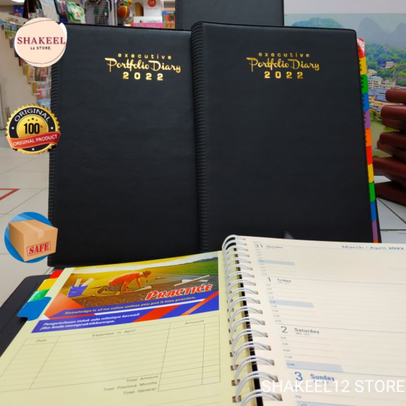 AGENDA EXECUTIVE PORTFOLIO DIARY 2022