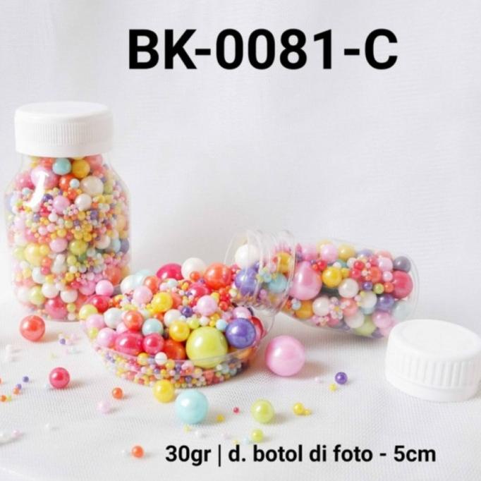 

Premium Product!!! Sprinkle Confetti Mutiara Pearl Rainbow Mix Hiasan Dekor Cup Cake Bolu - Paling Diminati