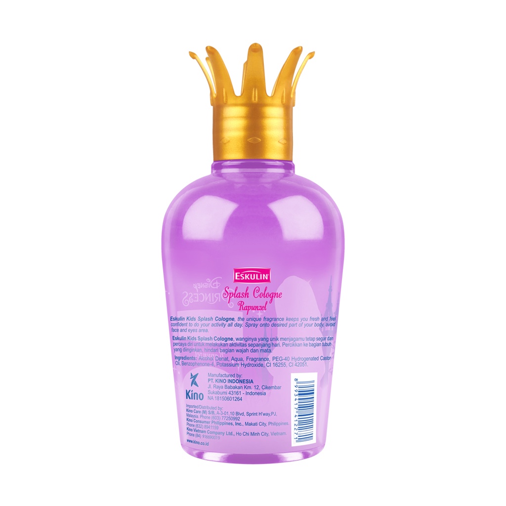 Eskulin Kids Princess Splash Cologne Rapunzel 125 ml