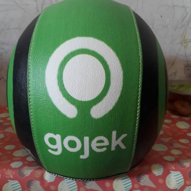 HELM BOGO MOTIF GOJEK BARU