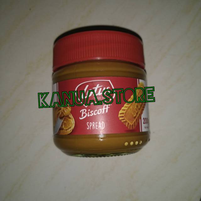 

lotus biscoff spread jam 200gr selai roti impor belgium (belgia) enak real picture ready stok