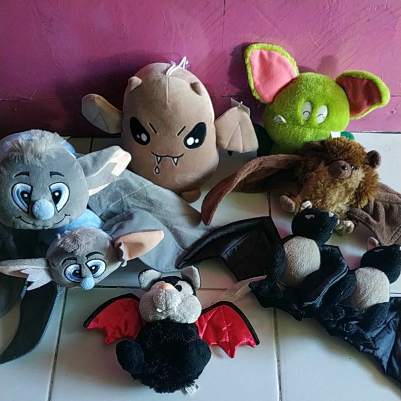 boneka BURUNG / KELELAWAR / LABA - LABA seram