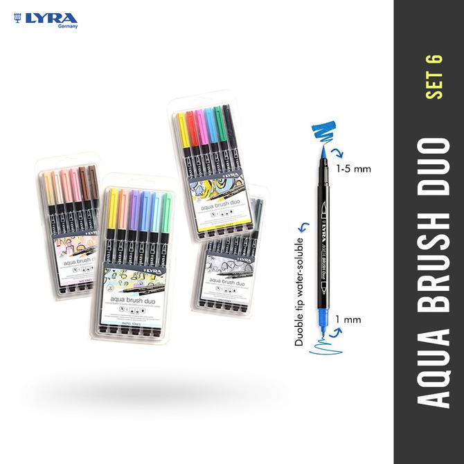 

LYRA Brush Pen / Aqua Brush Duo Set 6