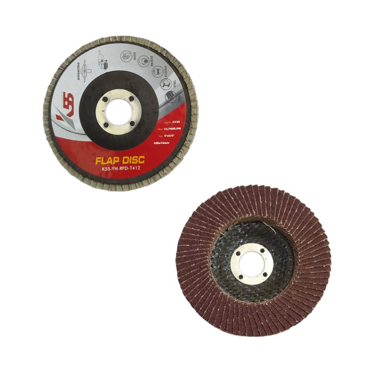 Amplas Susun Grinda 4 inch Flap Disc Grade 240 #240 Grit 240 Mata Gerinda Amplas Tumpuk MERK RANDOM