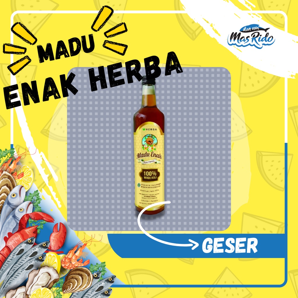 

Madu Enak Pure Honey Herba Asli Kemasan Botol Ukuran 910 Gram Murah