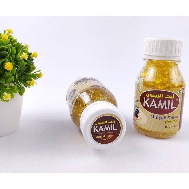 KAPSUL MINYAK ZAITUN KAMIL Isi 210 Kapsul Asli Original