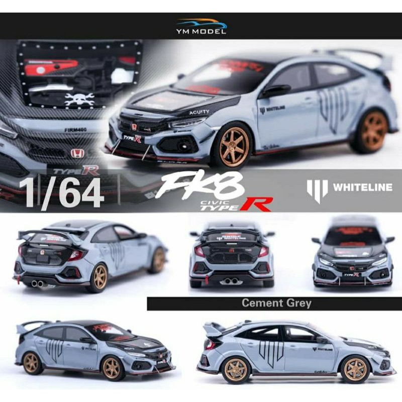 YM Model 1:64 honda civic type r fk8