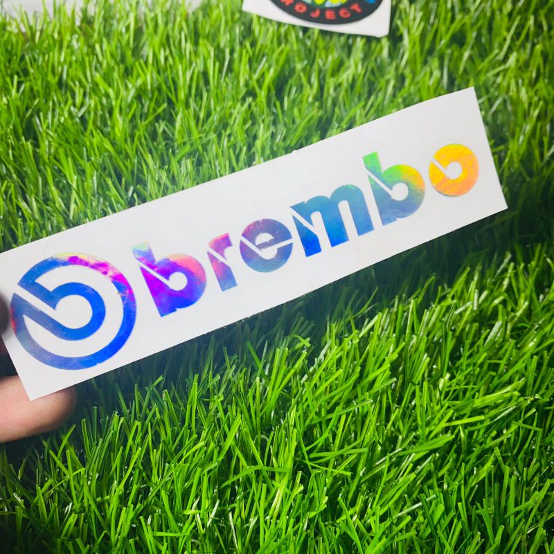 Stiker brembo sticker cuting pengereman BREMBOO 1PCS variasi motor